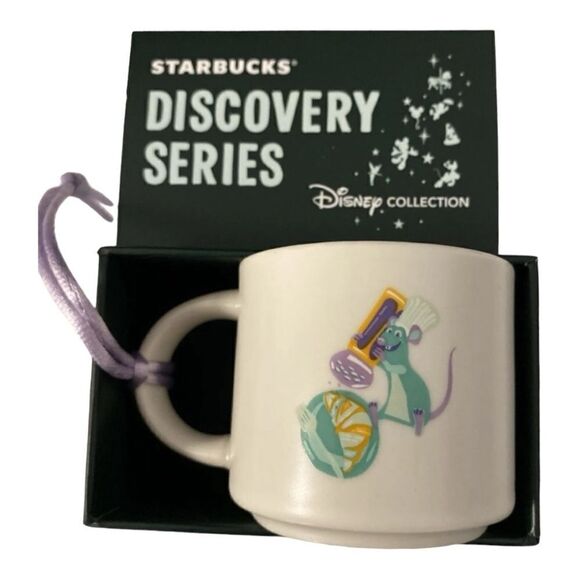 Starbucks Disney Epcot Discovery Series mini 4oz Mug Ornament NEW 2024 in box - Picture 3 of 7